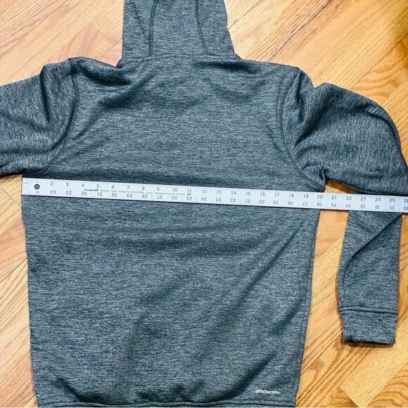 adidas Gray Hoodie with White Logo - Picture 3 of 12